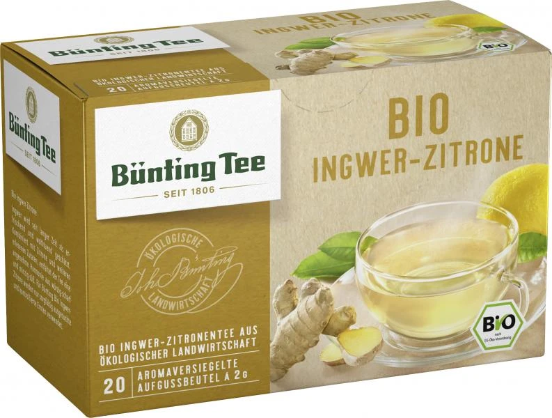 Bünting Tee Bio Ingwer-Zitrone 3 Bünting Tee Bio Ingwer-Zitrone