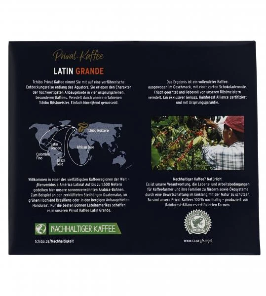 Tchibo Privat Kaffee Latin Grande Gemahlen 5 Tchibo Privat Kaffee Latin Grande Gemahlen – Bild 3