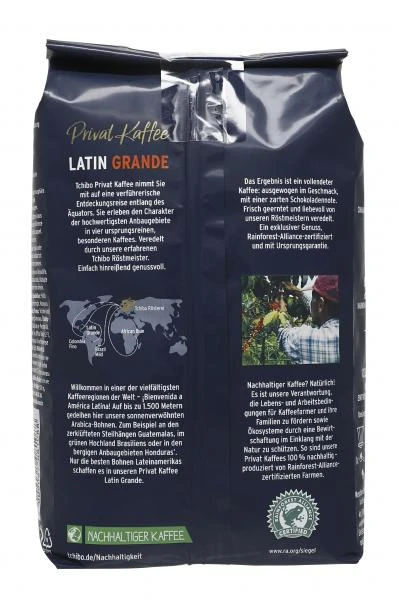 Tchibo Privat Kaffee Latin Grande - 500g Ganze Bohne 5 Tchibo Privat Kaffee Latin Grande - 500g Ganze Bohne – Bild 3
