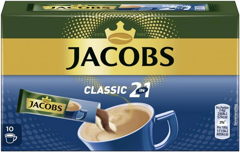 Jacobs Kaffeespezialitäten 2 In1 Classic 3 Jacobs Kaffeespezialitäten 2 In1 Classic