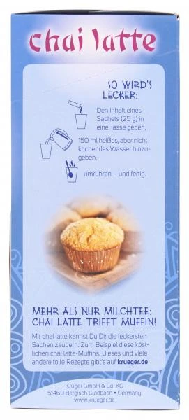 Krüger Chai Latte Classic India Vanille-Zimt 4 Krüger Chai Latte Classic India Vanille-Zimt – Bild 2