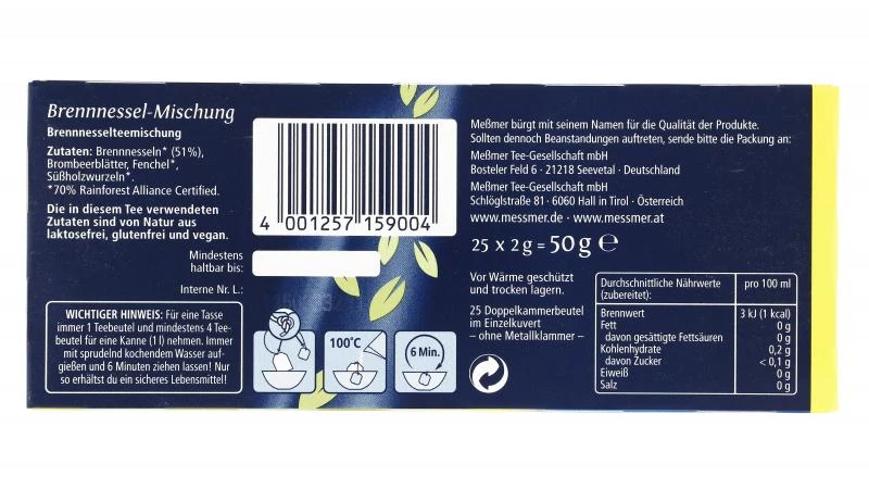 Meßmer Brennessel-Mischung 6 Meßmer Brennessel-Mischung – Bild 4