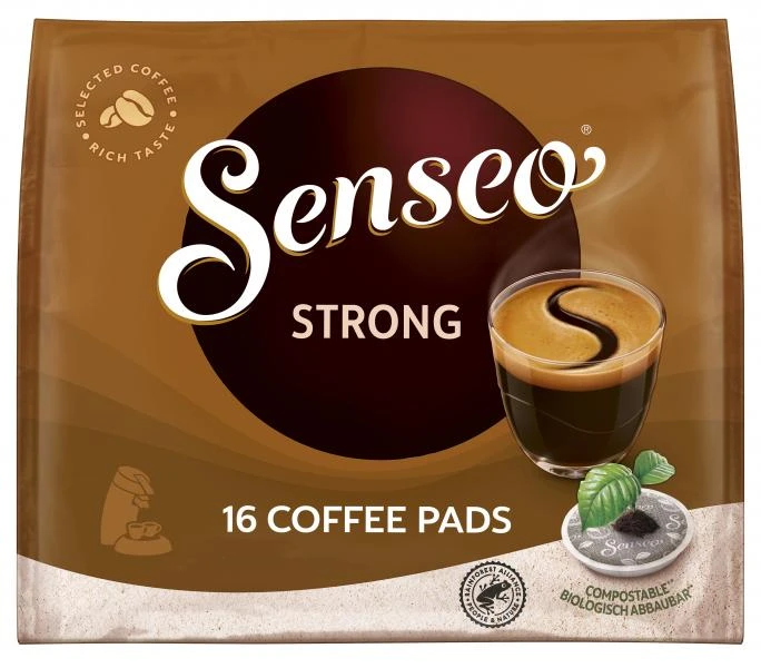 Senseo Pads Strong, 16 Kaffeepads 3 Senseo Pads Strong, 16 Kaffeepads