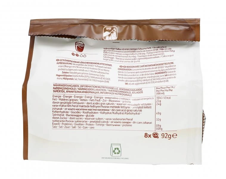 Senseo Pads Cappuccino, 8 Kaffeepads 4 Senseo Pads Cappuccino, 8 Kaffeepads – Bild 2