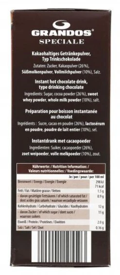 Grandos Speciale Typ Trinkschokolade -Mytime 4502090555 4009041105503 03