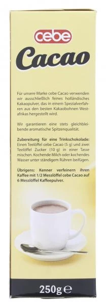 Cébé Cebe Cacao Kakaopulver 6 Cébé Cebe Cacao Kakaopulver – Bild 4