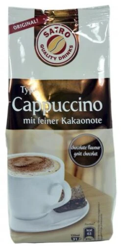 Satro Cappuccino Mit Feiner Kakaonote