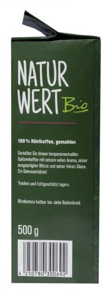 NaturWert Bio Spitzenkaffee 5 NaturWert Bio Spitzenkaffee – Bild 3
