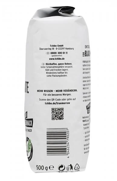 Tchibo For Black 'n White - 500g Ganze Bohnen 4 Tchibo For Black 'n White - 500g Ganze Bohnen – Bild 2