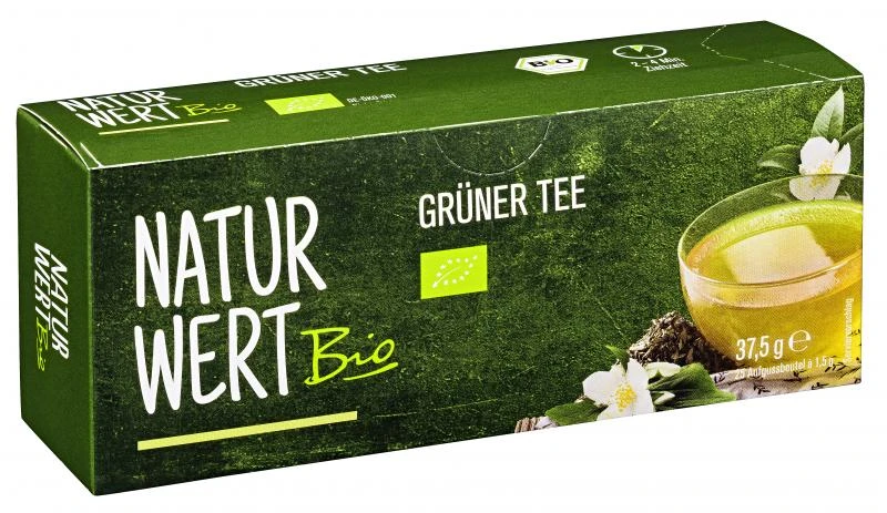 NaturWert Bio Grüner Tee 3 NaturWert Bio Grüner Tee