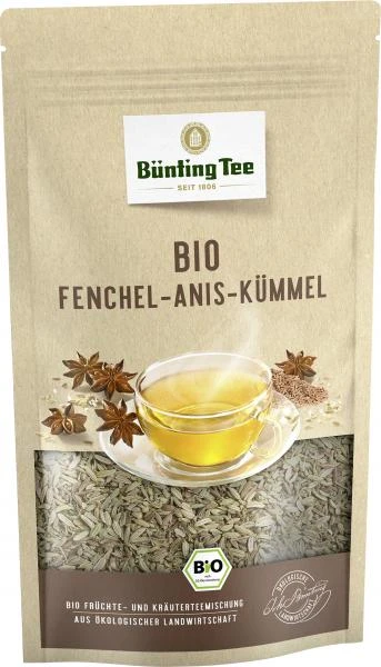 Bünting Tee Bio Fenchel-Anis-Kümmel 3 Bünting Tee Bio Fenchel-Anis-Kümmel