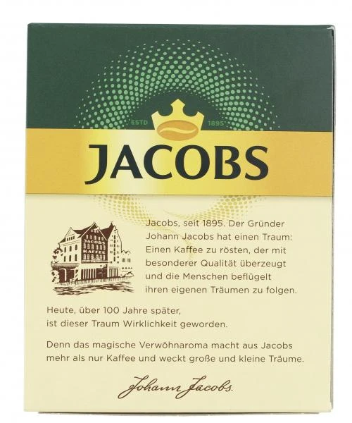 Jacobs Löslicher Kaffee Café Crema, 25 Instant Kaffee Sticks 5 Jacobs Löslicher Kaffee Café Crema, 25 Instant Kaffee Sticks – Bild 3