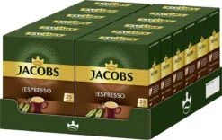Jacobs Löslicher Kaffee Espresso, 25 Instant Kaffee Sticks