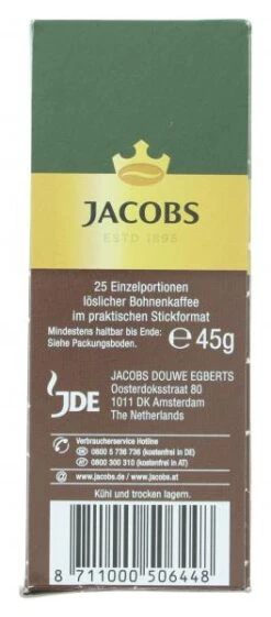 Jacobs Löslicher Kaffee Espresso, 25 Instant Kaffee Sticks 9 Jacobs Löslicher Kaffee Espresso, 25 Instant Kaffee Sticks -Mytime 4502091626 8711000506455 04.jpg
