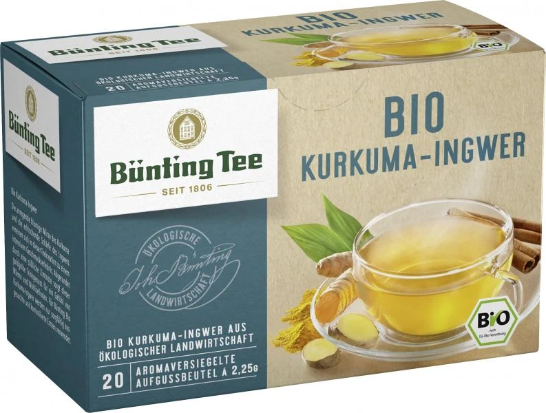 Bünting Tee Bio Kurkuma-Ingwer 3 Bünting Tee Bio Kurkuma-Ingwer