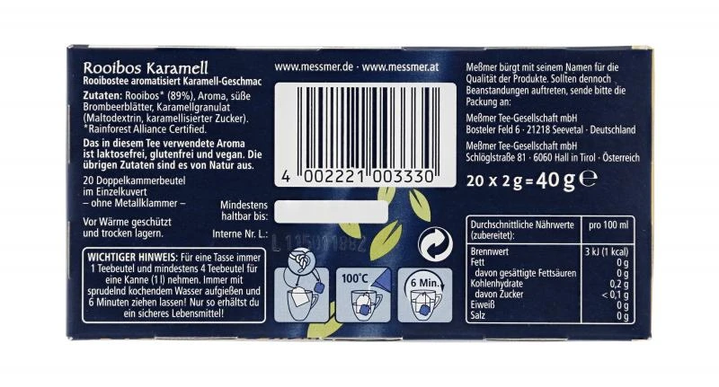 Meßmer Rooibos Karamell 6 Meßmer Rooibos Karamell – Bild 4
