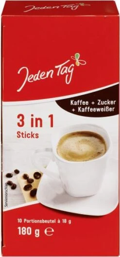 Jeden Tag 3in1 Kaffee Sticks