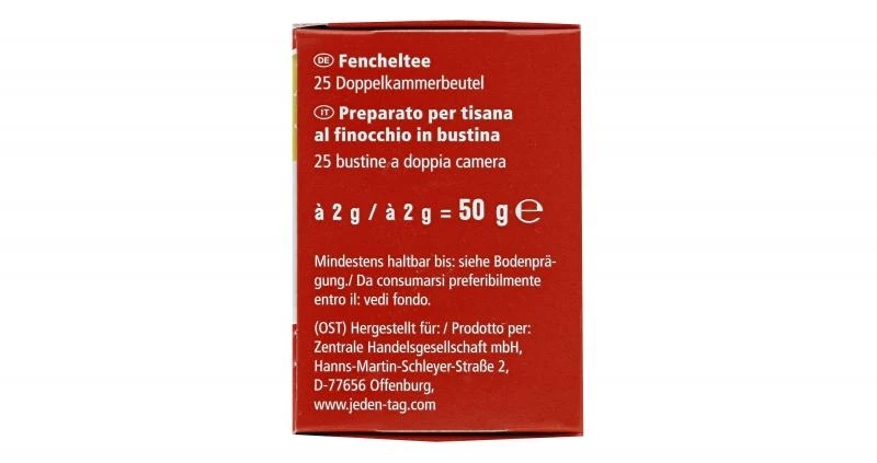 Jeden Tag Tee Fenchel 6 Jeden Tag Tee Fenchel – Bild 4