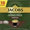 Jacobs Kaffeepads Crema Kräftig, 18 Senseo Kompatible Pads