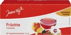 Jeden Tag Tee Früchte