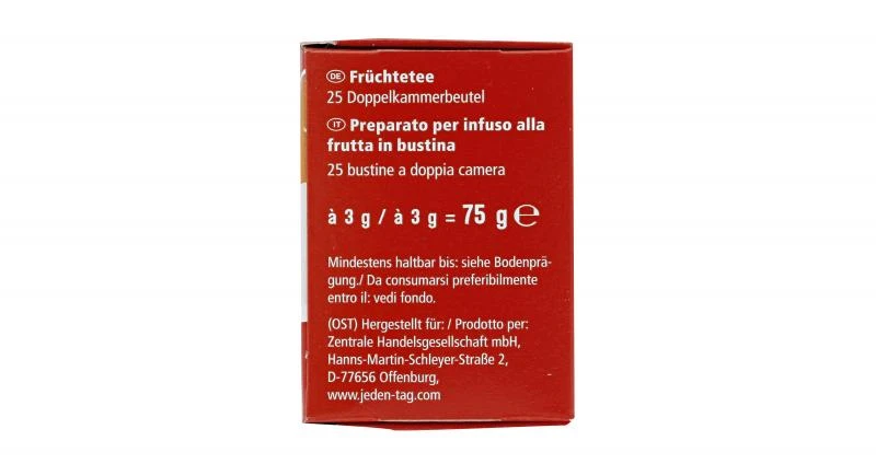 Jeden Tag Tee Früchte 4 Jeden Tag Tee Früchte – Bild 2