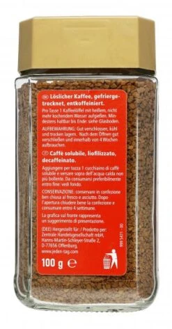 Jeden Tag Schonkaffee Entkoffeiniert Löslicher Bohnenkaffee -Mytime 4502091739 4306188414490 03