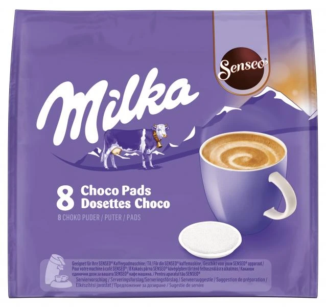 Senseo Pads Milka, 8 Kakao Pads 3 Senseo Pads Milka, 8 Kakao Pads