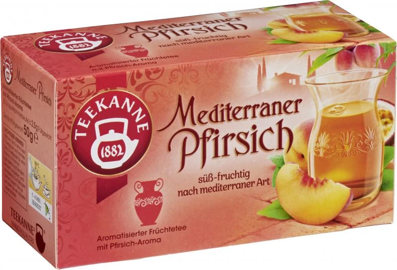 Teekanne Mediterraner Pfirsich 3 Teekanne Mediterraner Pfirsich