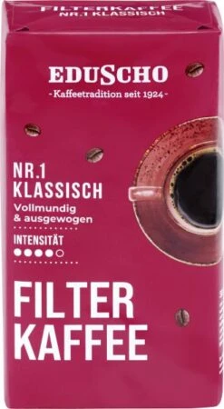 Eduscho Filterkaffee Nr. 1 Klassisch Gemahlen