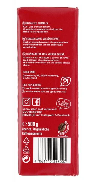 Eduscho Filterkaffee Nr. 1 Klassisch Gemahlen 6 Eduscho Filterkaffee Nr. 1 Klassisch Gemahlen – Bild 4