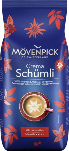 Mövenpick Crema Schümli Ganze Bohnen 3 Mövenpick Crema Schümli Ganze Bohnen