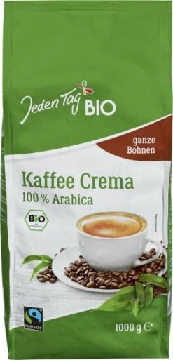 Jeden Tag Bio Kaffee Crema Ganze Bohne