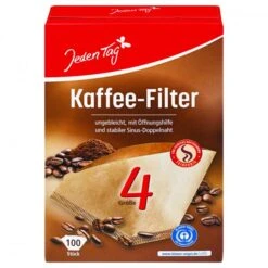 Jeden Tag Kaffeefilter Größe 4