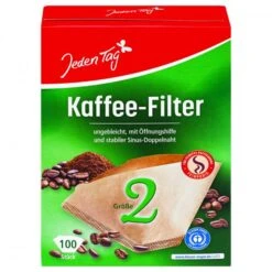 Jeden Tag Kaffeefilter Größe 2