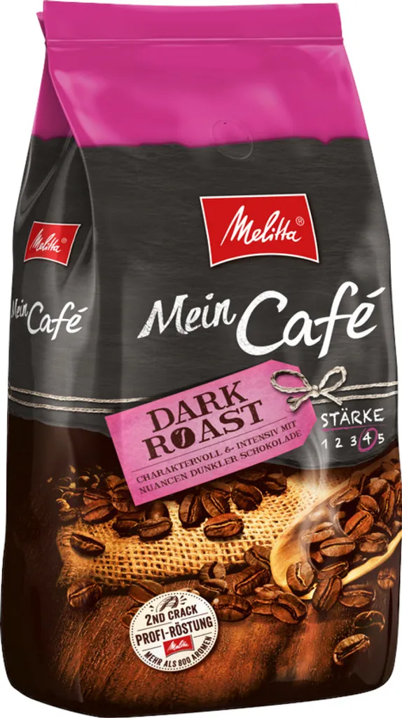 MELITTA Ganze Kaffeebohnen Mein Café Dark Roast 8x1 Kg Charaktervoll Intensiv 5 MELITTA Ganze Kaffeebohnen Mein Café Dark Roast 8x1 Kg Charaktervoll Intensiv – Bild 3