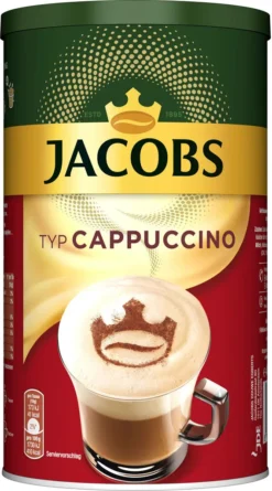 JACOBS Typ Cappuccino 6 X 400 G Dosen Feine Cremigkeit - Viel Schaum -Mytime 89fdd10330880c7db53d1aca52a78a93